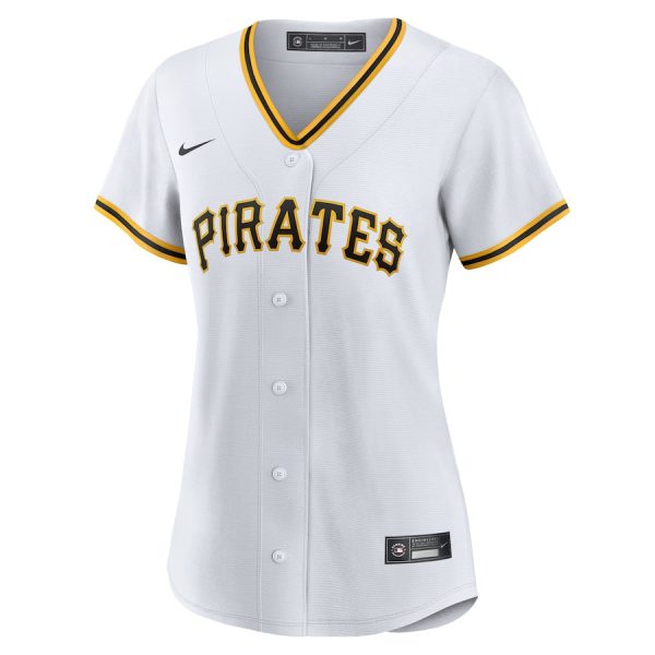 Women Jersey Paul Skenes 30 Pittsburgh Pirates Home White - Image 2