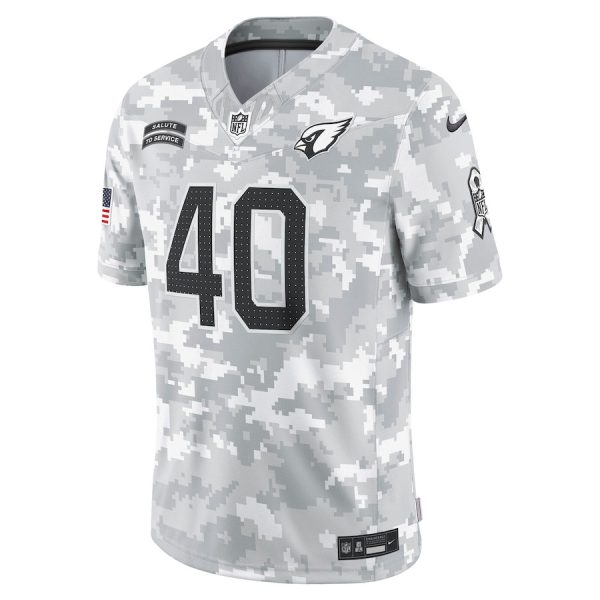 Pat Tillman 40 Arizona Cardinals 2024 Salute to Service Retired Player Limited Men Jersey - Arctic Camo - Image 2