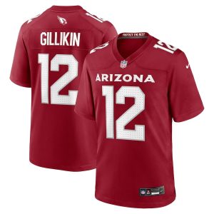 Blake Gillikin 12 Arizona Cardinals Team Game Men Jersey Cheap- Cardinal