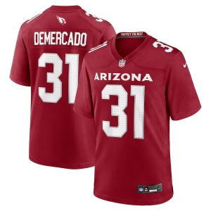 Emari Demercado 31 Arizona Cardinals Team Game Men Jersey Cheap- Cardinal