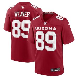 Xavier Weaver 89 Arizona Cardinals Team Game Men Jersey Cheap- Cardinal