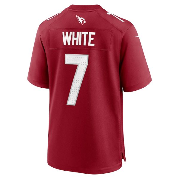 Kyzir White 7 Arizona Cardinals Team Game Men Jersey Cheap- Cardinal - Image 3