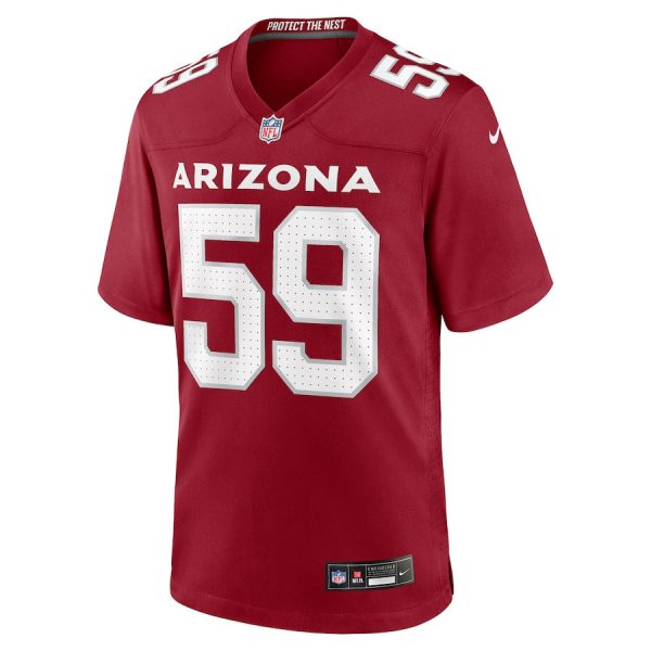 Jon Gaines II 59 Arizona Cardinals Team Game Men Jersey Cheap- Cardinal - Image 2