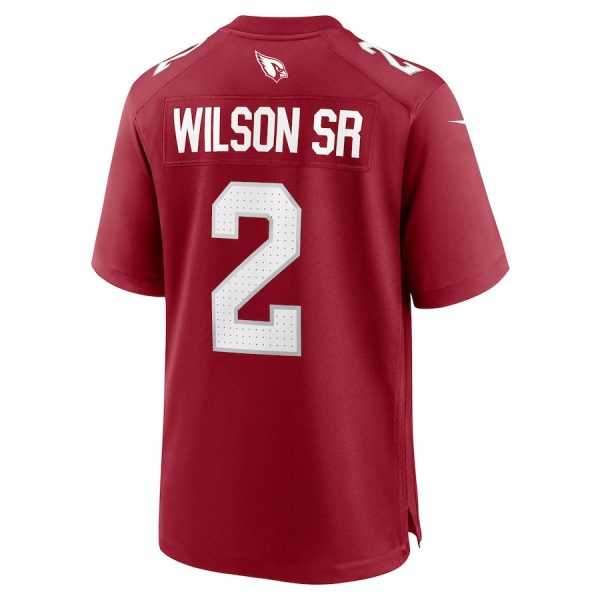 Mack Wilson Sr. 2 Arizona Cardinals Team Game Men Jersey For Sale- Cardinal - Image 3