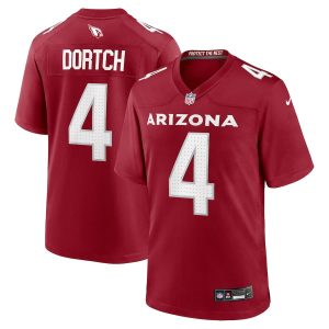 Greg Dortch 4 Arizona Cardinals Team Game Men Jersey For Sale- Cardinal