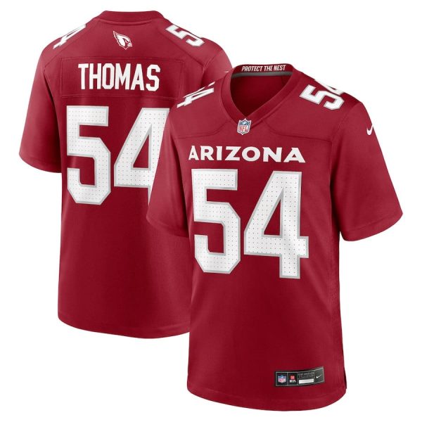 Xavier Thomas 54 Arizona Cardinals Team Game Men Jersey Cheap- Cardinal