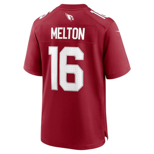 Max Melton 16 Arizona Cardinals Team Game Men Jersey Cheap- Cardinal - Image 3