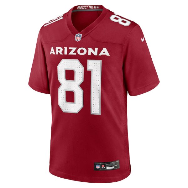 Travis Vokolek 81 Arizona Cardinals Team Game Men Jersey Cheap- Cardinal - Image 2