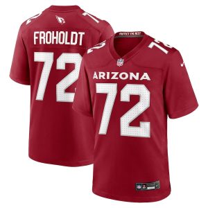 Hjalte Froholdt 72 Arizona Cardinals Team Game Men Jersey Sale- Cardinal