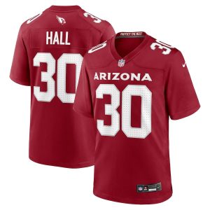 Darren Hall 30 Arizona Cardinals Team Game Men Jersey Cheap- Cardinal