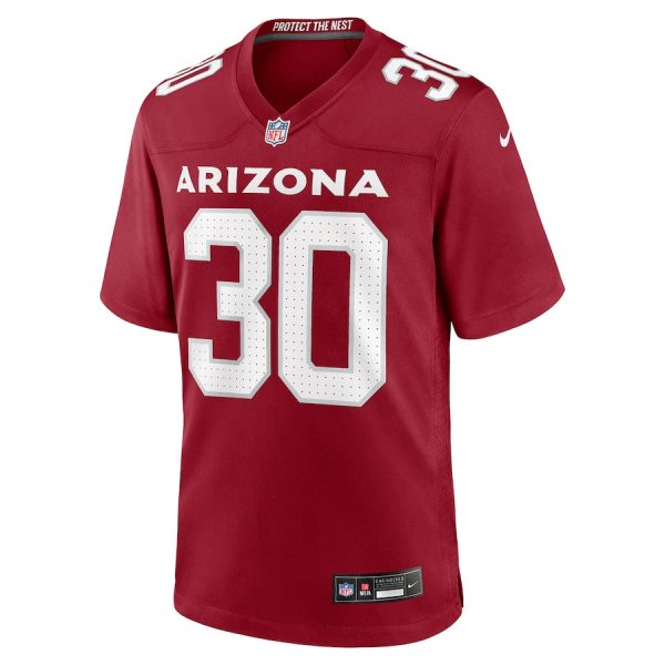 Darren Hall 30 Arizona Cardinals Team Game Men Jersey Cheap- Cardinal - Image 2