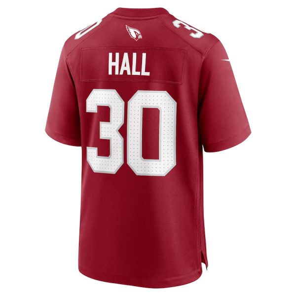 Darren Hall 30 Arizona Cardinals Team Game Men Jersey Cheap- Cardinal - Image 3