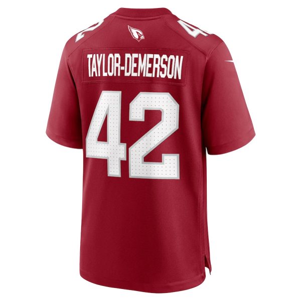 Dadrion Taylor-Demerson 42 Arizona Cardinals Team Game Men Jersey Cheap- Cardinal - Image 3