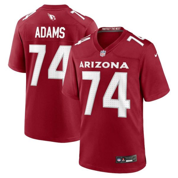 Isaiah Adams 74 Arizona Cardinals Team Game Men Jersey Online Cheap- Cardinal