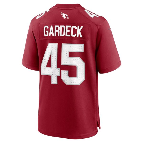 Dennis Gardeck 45 Arizona Cardinals Team Game Men Jersey For Sale- Cardinal - Image 3