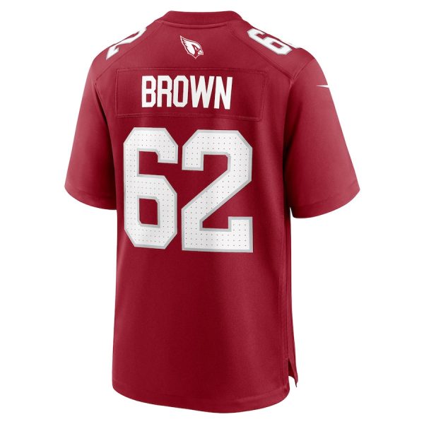 Evan Brown 46 Arizona Cardinals Team Game Men Jersey Cheap- Cardinal - Image 3