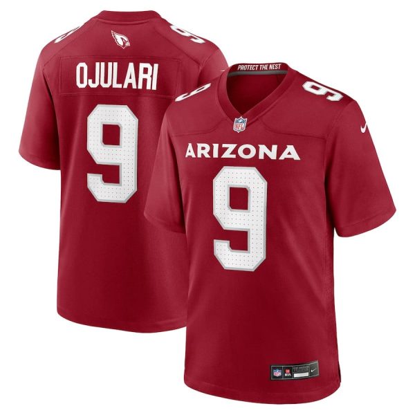 BJ Ojulari 9 Arizona Cardinals Team Game Men Jersey Cheap- Cardinal