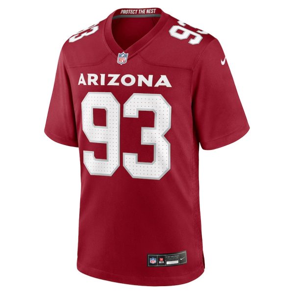 Justin Jones 93 Arizona Cardinals Team Game Men Jersey Cheap- Cardinal - Image 2