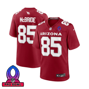 Trey McBride 85 Arizona Cardinals 2025 Pro Bowl Patch Game Men Jersey Cheap- Cardinal